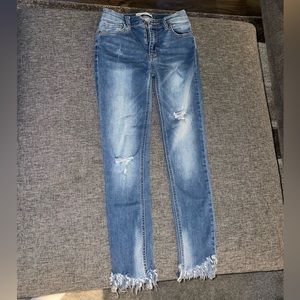 Free people low/mid rise jeans size 24